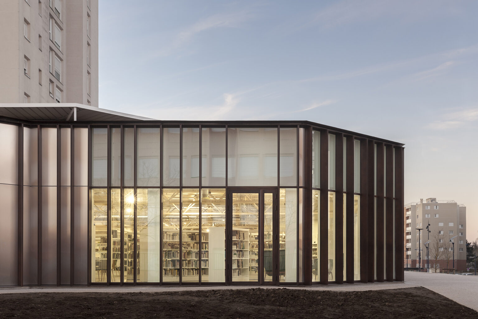 mobile architectural office - Centre Albert Schweitzer à Dammarie-les-Lys